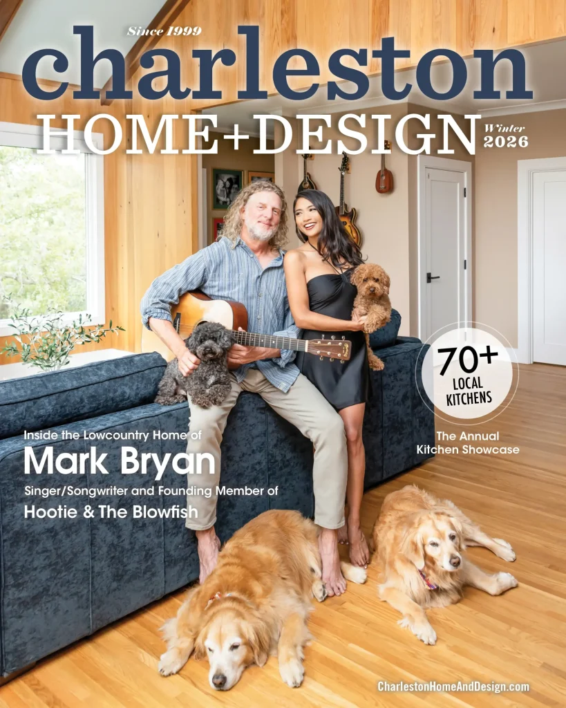 Charleston Home & Design Magazine 2026 feature Debby Gomulka, luxury interior designer in Charleston