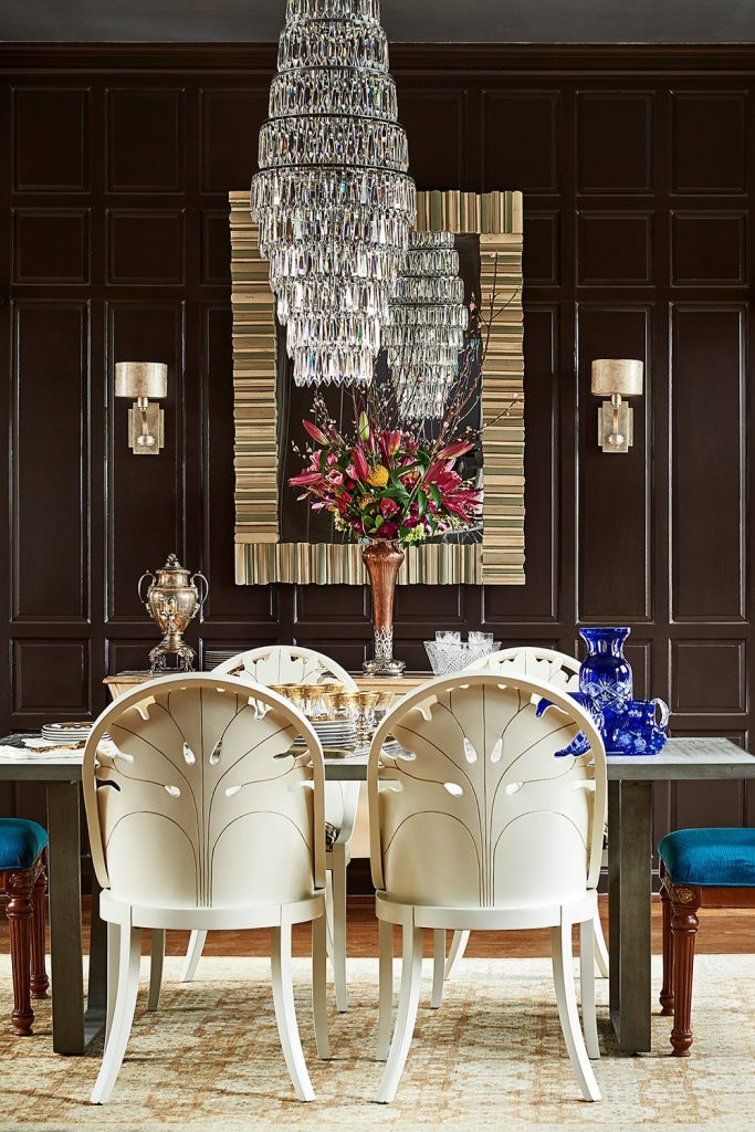Interior design for The Julian Price Tudor Revival mansion in Greensboro, North Carolina by Debby Gomulka, Charleston Interior Designer