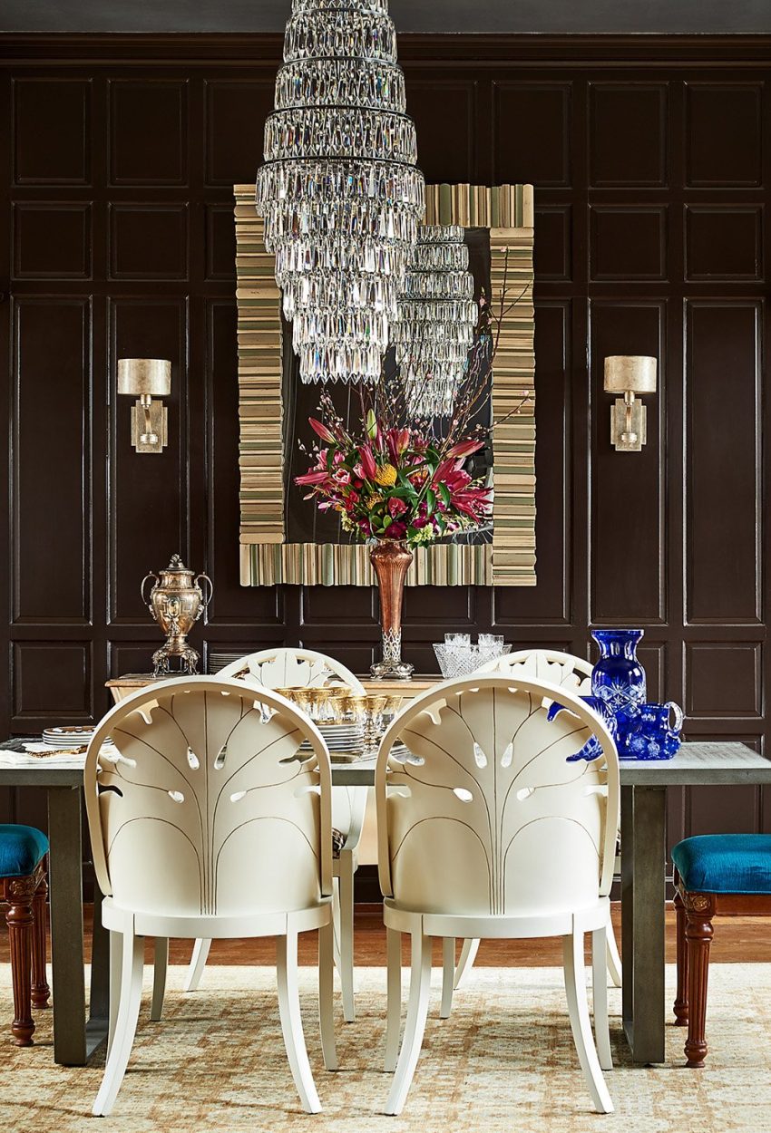 Interior design for The Julian Price Tudor Revival mansion in Greensboro, North Carolina by Debby Gomulka, Charleston Interior Designer